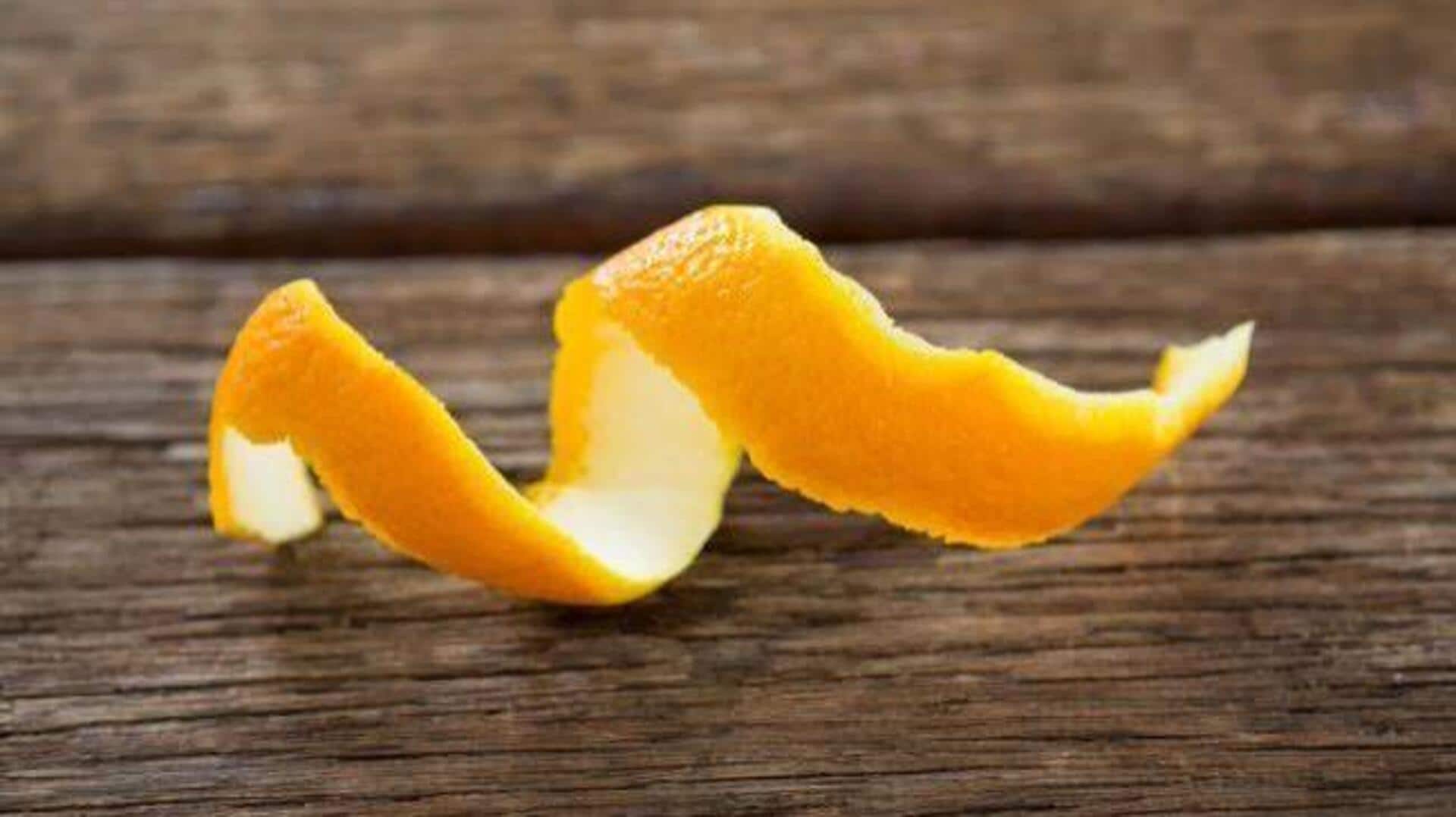 Keep houseplant pests away with citrus peels 