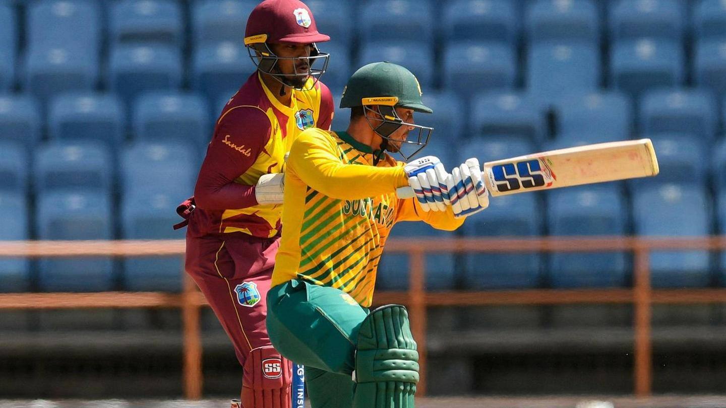 Quinton smashes his seventh T20I fifty Quinton smashes his seventh T20I fifty