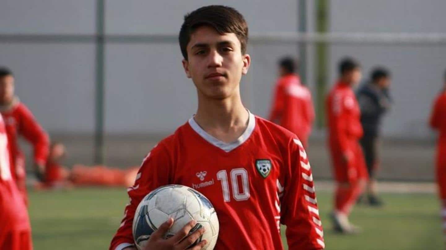 Afghan footballer Zaki Anwari dies after falling from US plane