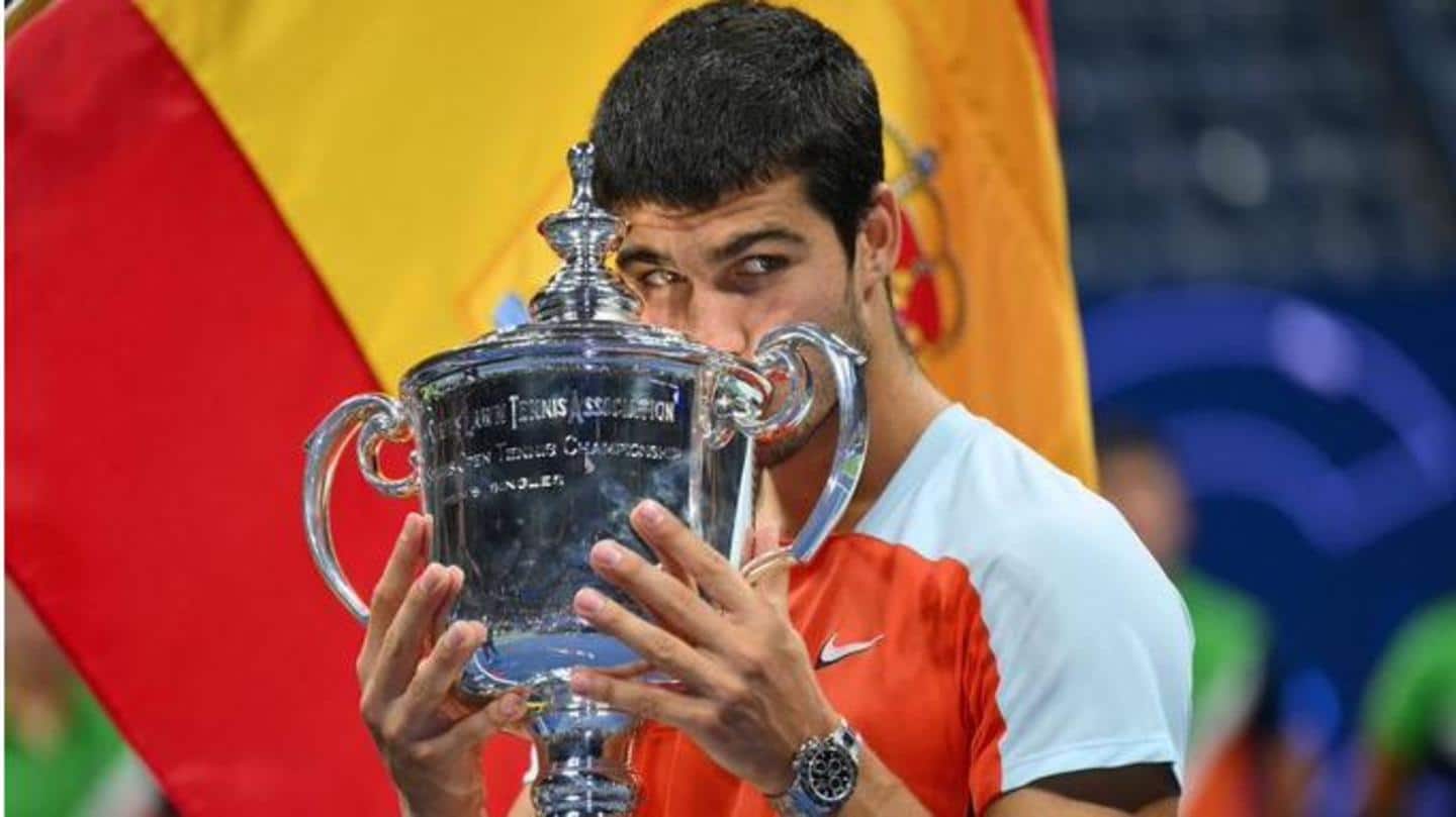 Carlos Alcaraz wins US Open, becomes new world number one