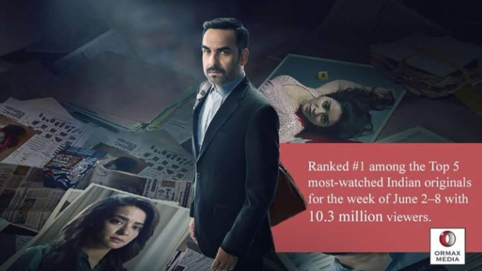 Pankaj Tripathi's 'Criminal Justice' becomes India's most-watched show Pankaj Tripathi's 'Criminal Justice' becomes India's most-watched show