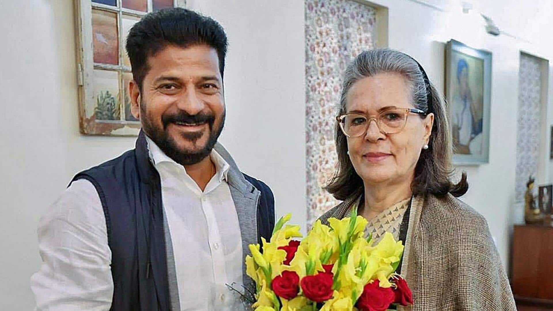 Revanth Reddy praises Sonia Gandhi in response to Digvijaya Singh