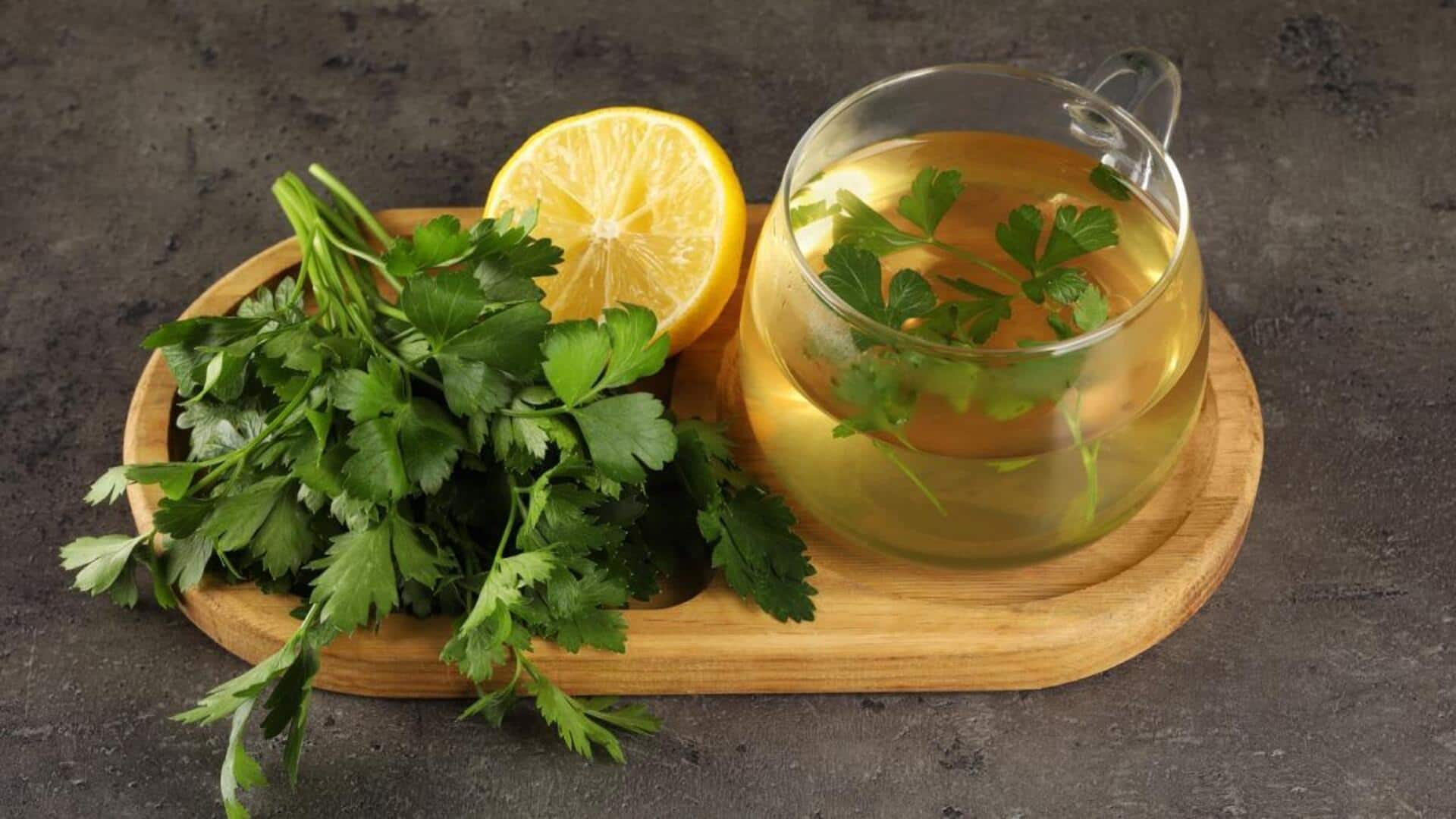 Try parsley fresh breath herbal teas