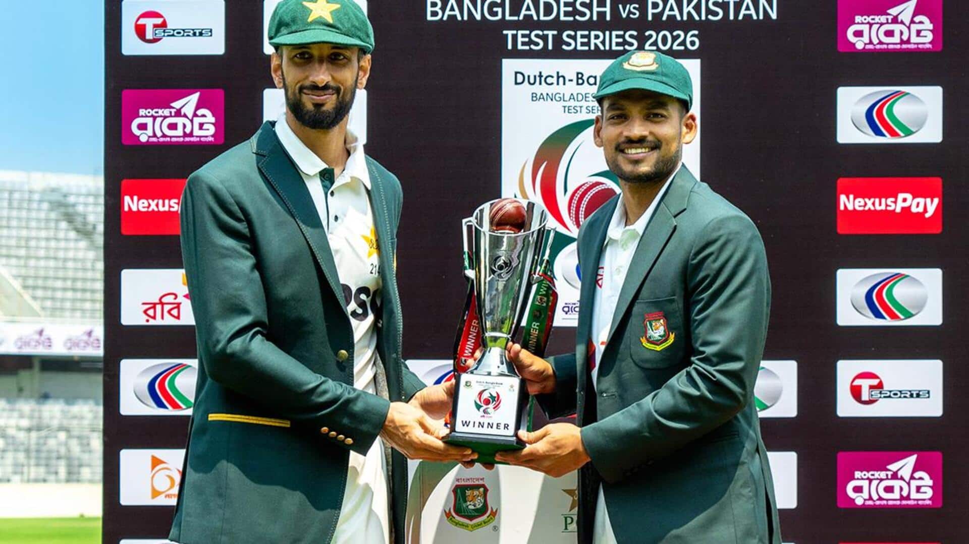Najmul Hossain Shanto races past 2,500 Test runs: Key stats  
