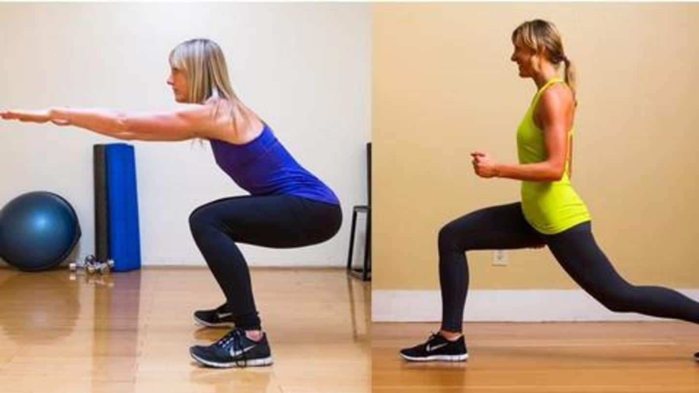 Squats v/s Lunges? Which is better for you?