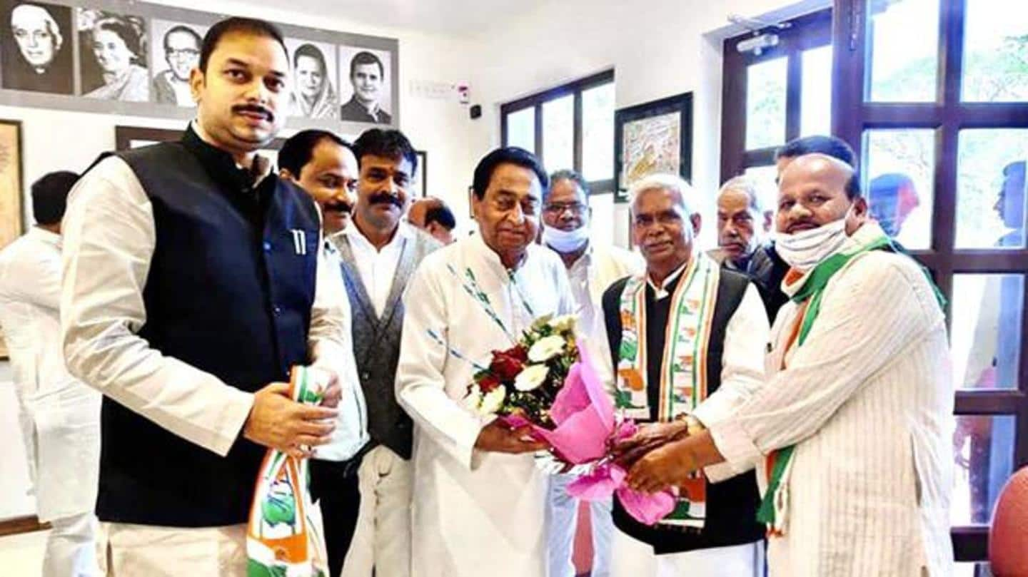 Ahead of MP civic polls, Congress inducts 'Godse follower'