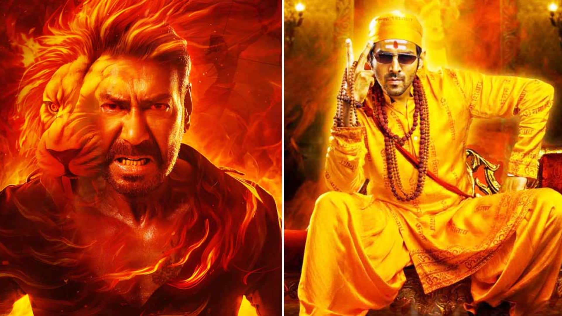 'Singham Again' v/s 'Bhool Bhulaiyaa': Diwali box-office battle is on!