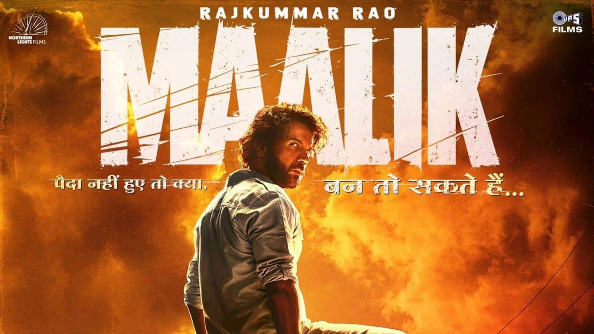 Rajkummar Rao's gangster thriller 'Maalik' to hit theaters in June