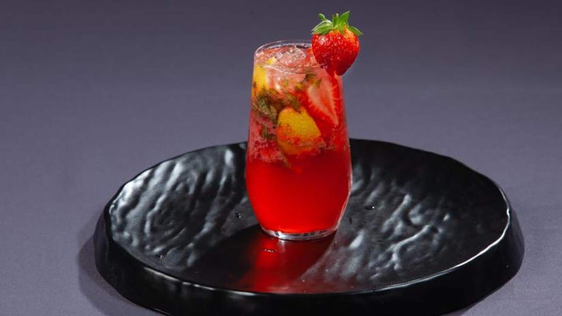 Pair basil with strawberries for a refreshing drink Pair basil with strawberries for a refreshing drink