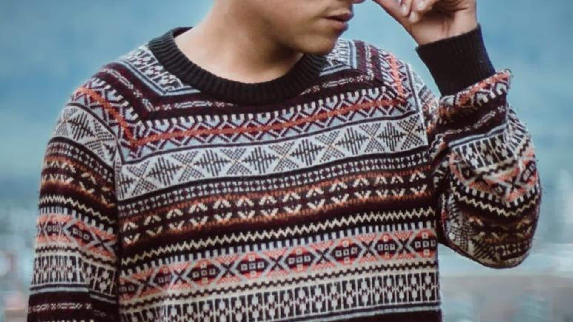 Jacquard sweaters: A must-have winter fashion trend