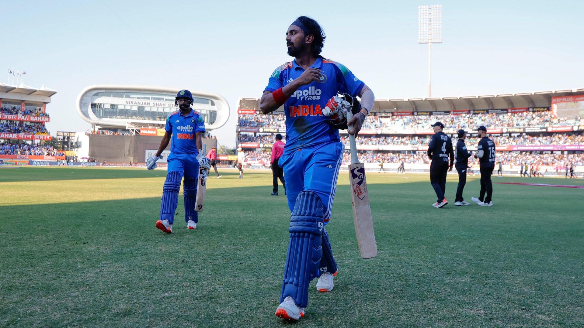 KL Rahul slams his second ODI century against NZ: Stats