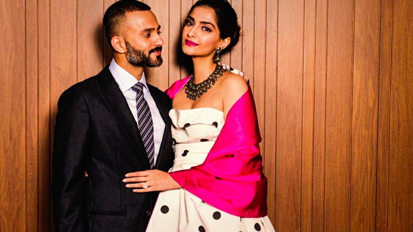 Amid tax evasion allegations, Sonam-Anand profess love on Valentine's Day