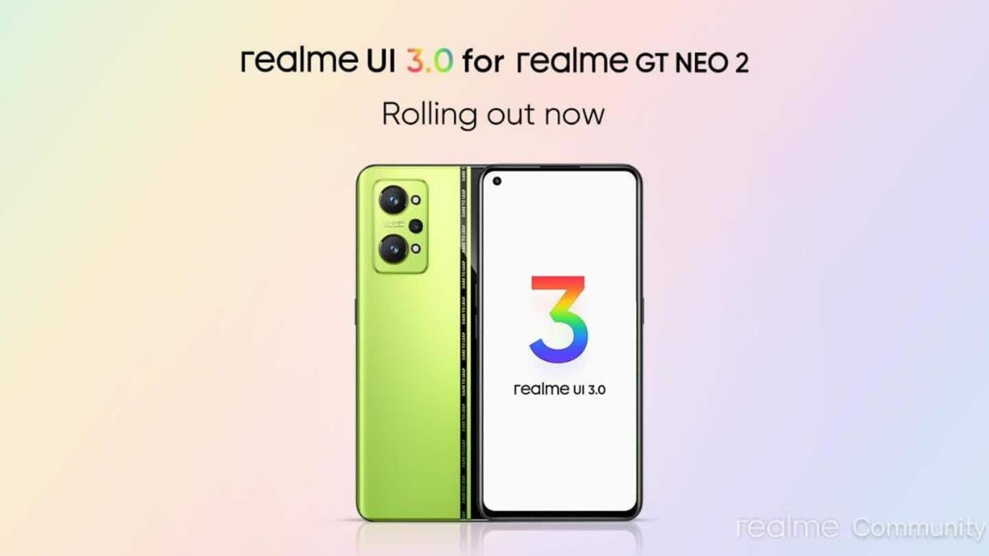 Realme GT Neo2 starts receiving Android 12 update in India