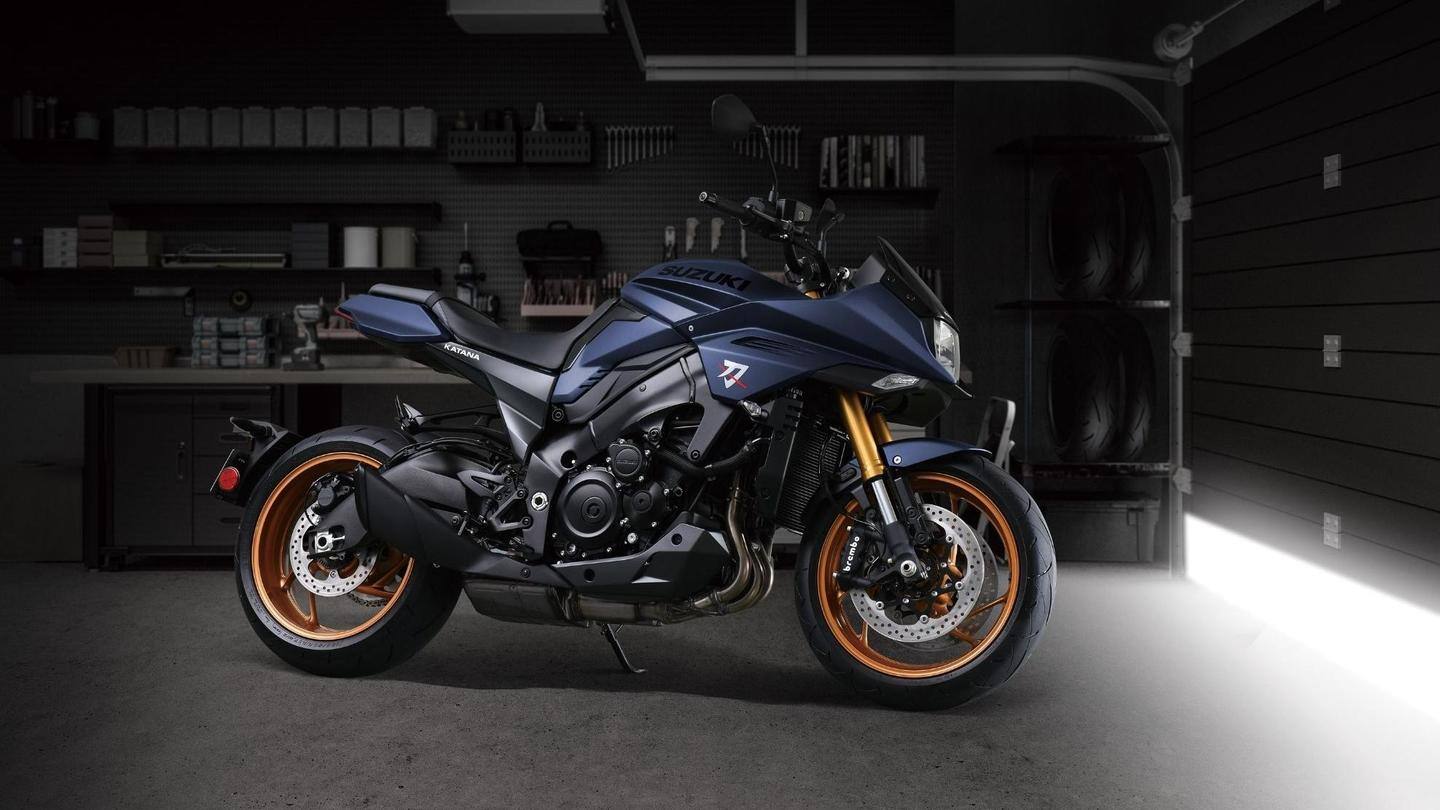 2022 Suzuki KATANA teased in India: Check features, expected price