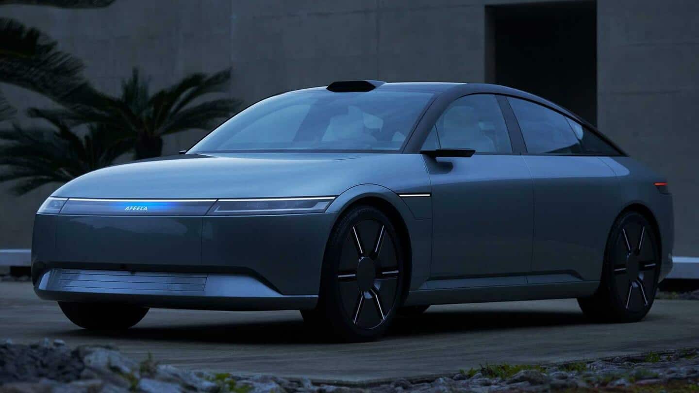 Sony Honda Mobility announces EV sub-brand AFEELA; prototype sedan showcased