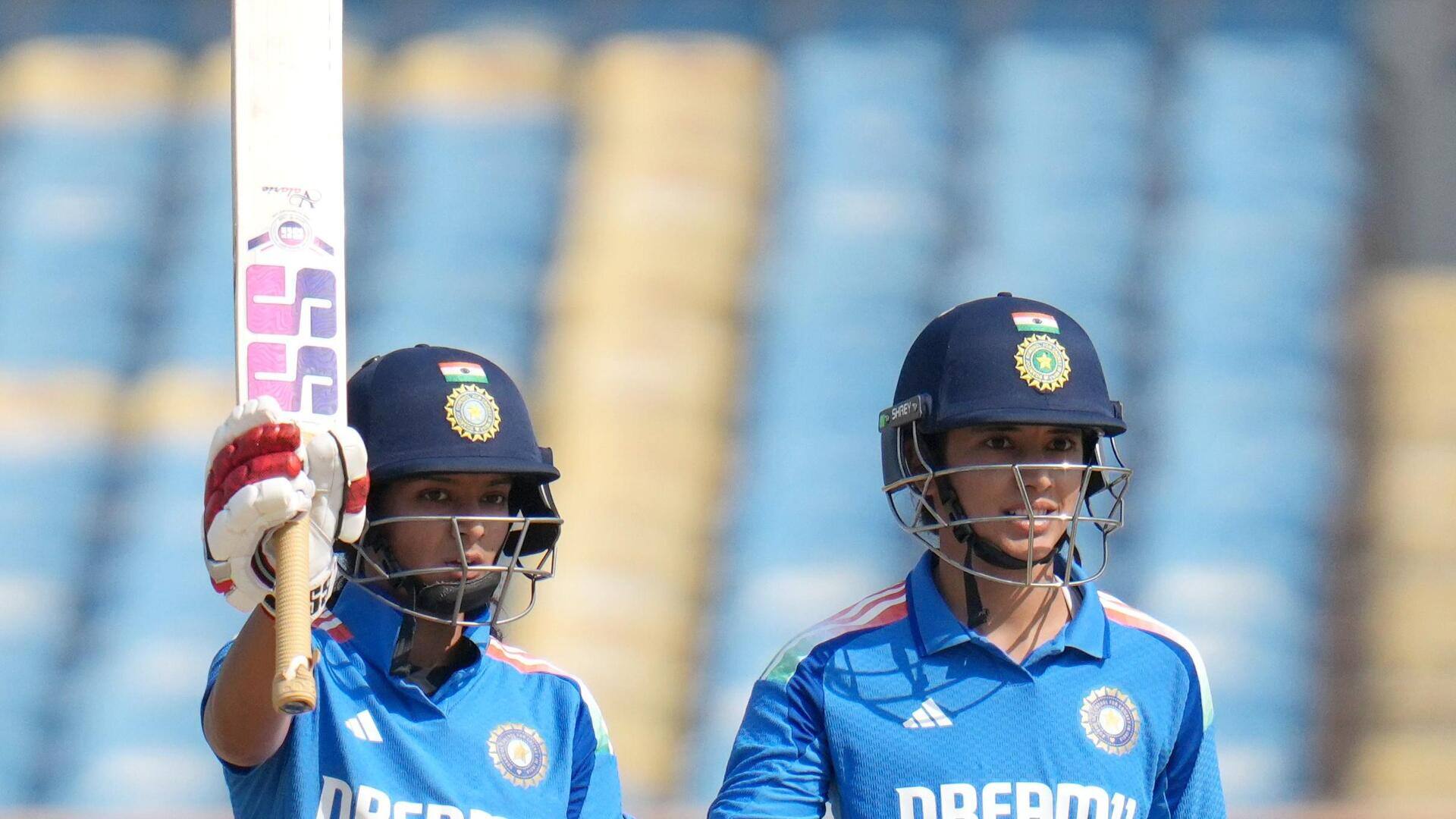 Pratika Rawal slams her 2nd successive half-century in Women's ODIs