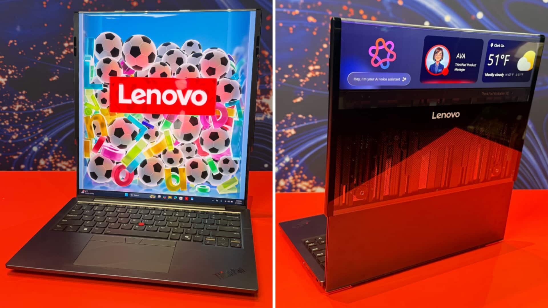Lenovo's concept laptop expands its screen on demand