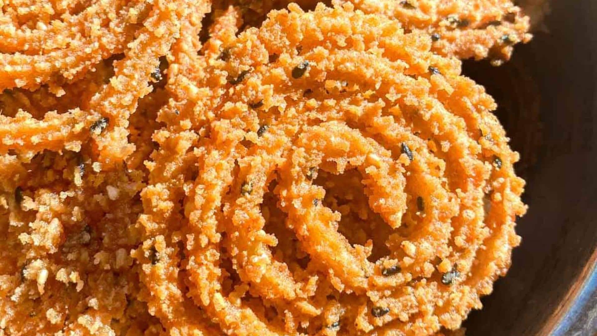 Snack time? You must try murukku!