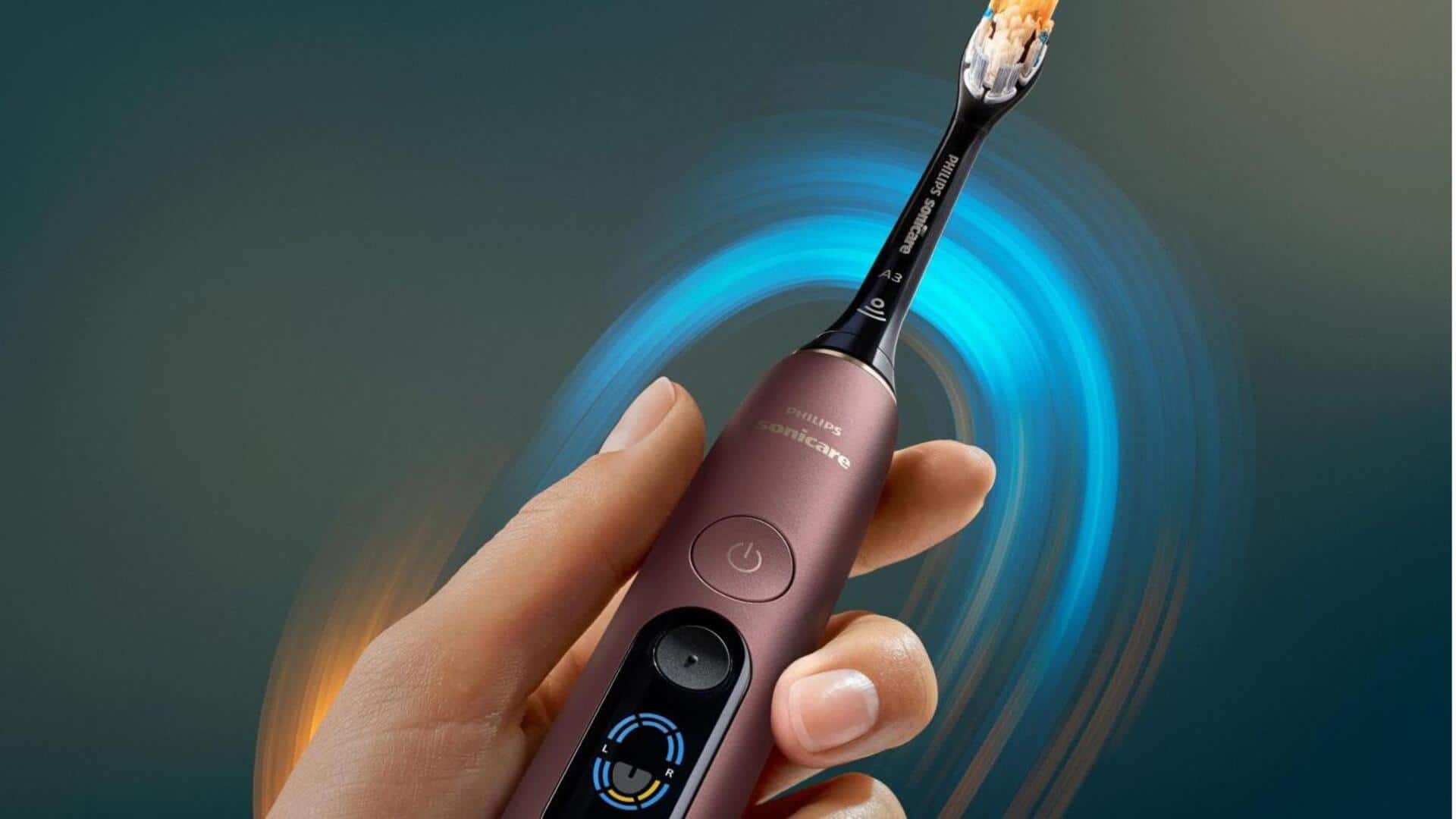 Philips's new AI toothbrush shows where you missed brushing