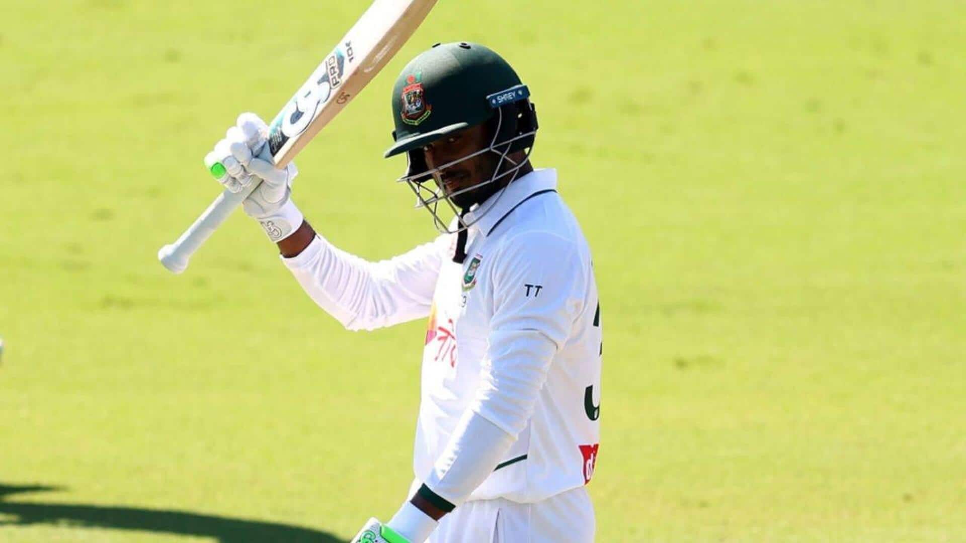 Bangladesh's Tanzid Hasan sets record with Test century against Australia