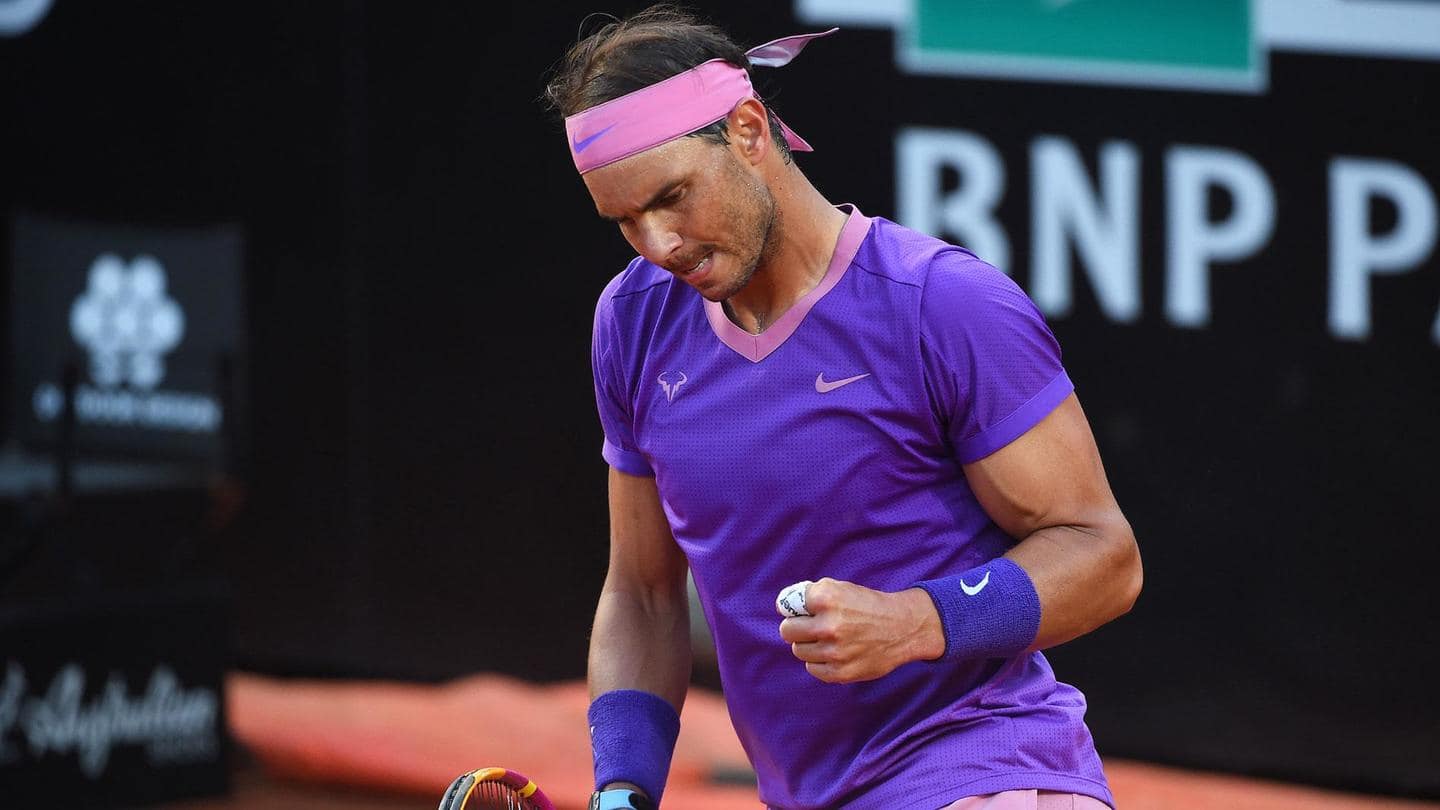 Italian Open: Nadal beats Jannik Sinner, will face Denis Shapovalov