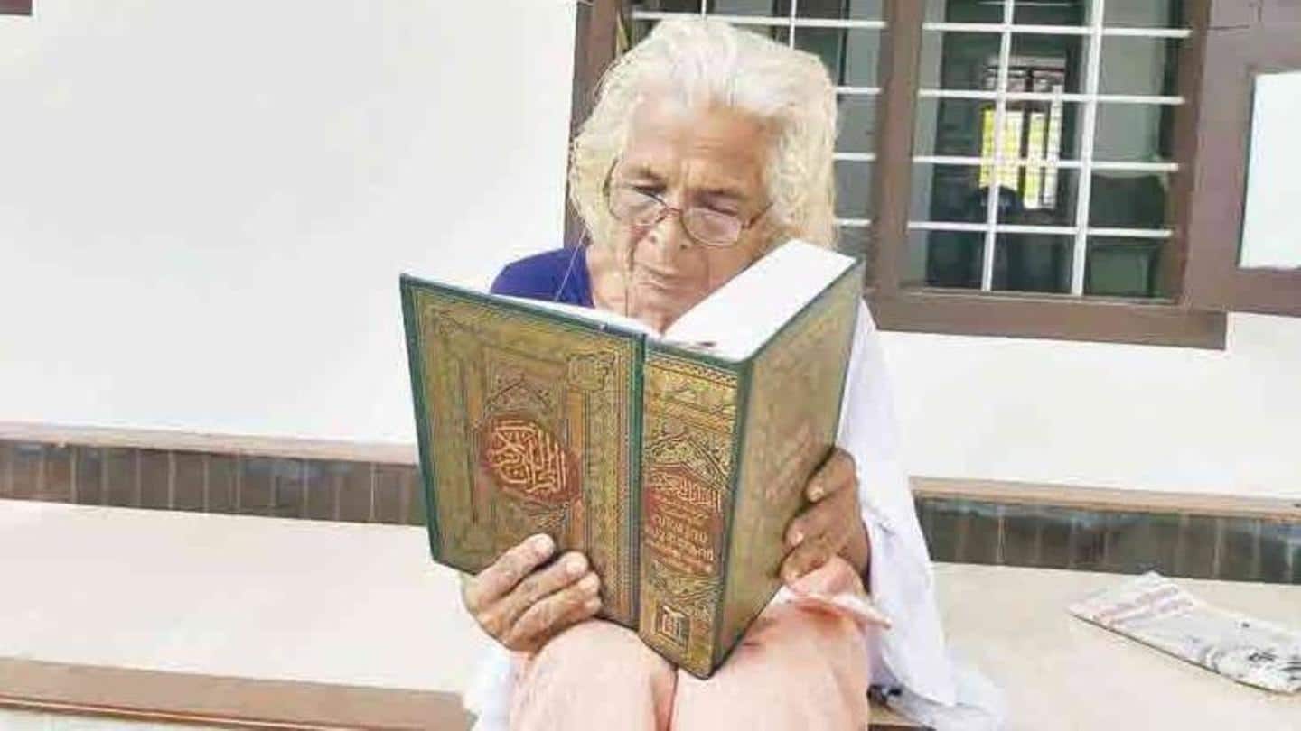 Kerala's 'oldest learner' Bhageerathi Amma dies at 107