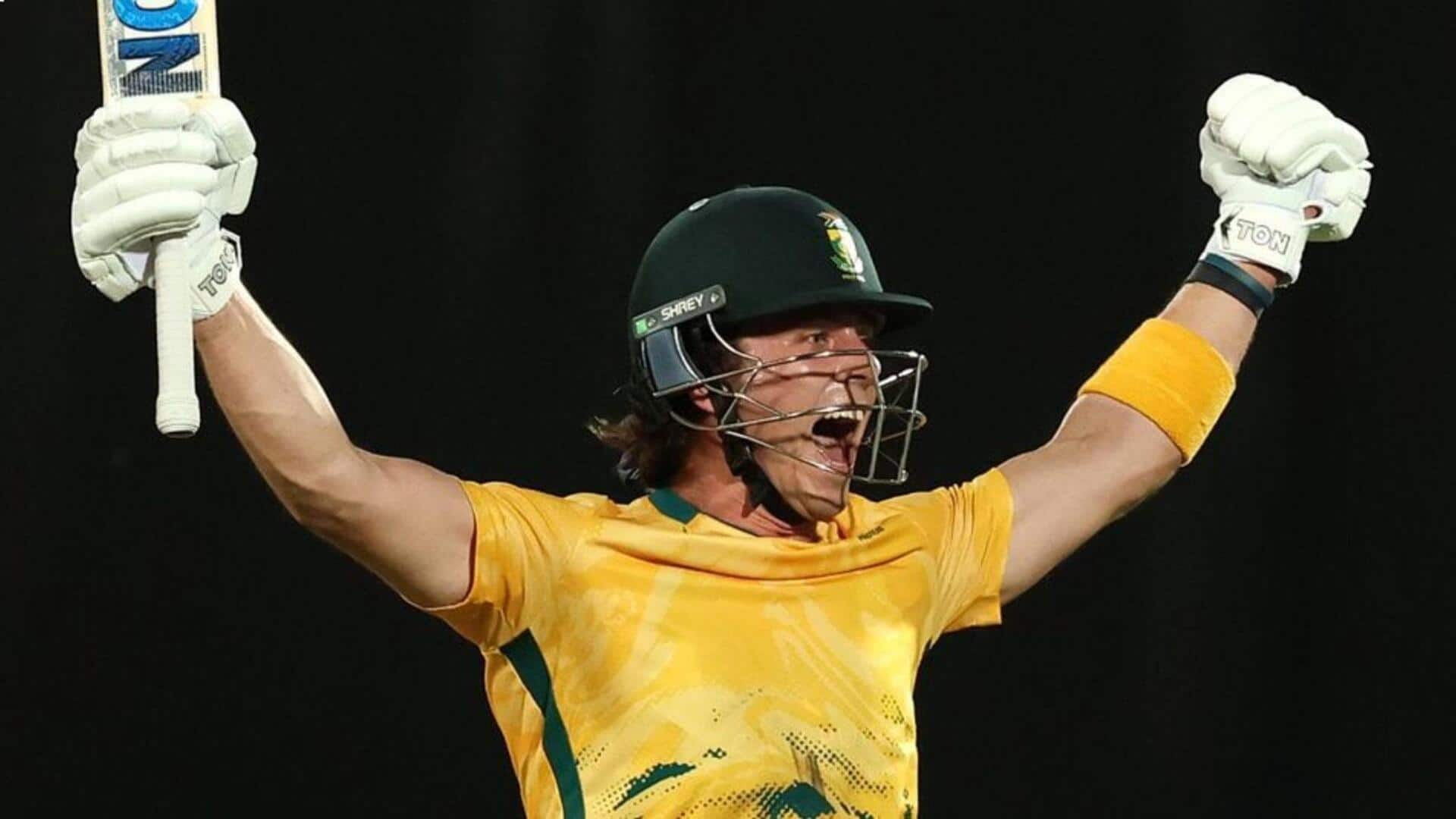 ICC T20I Rankings: Batters Dewald Brevis, Tim David rewarded
