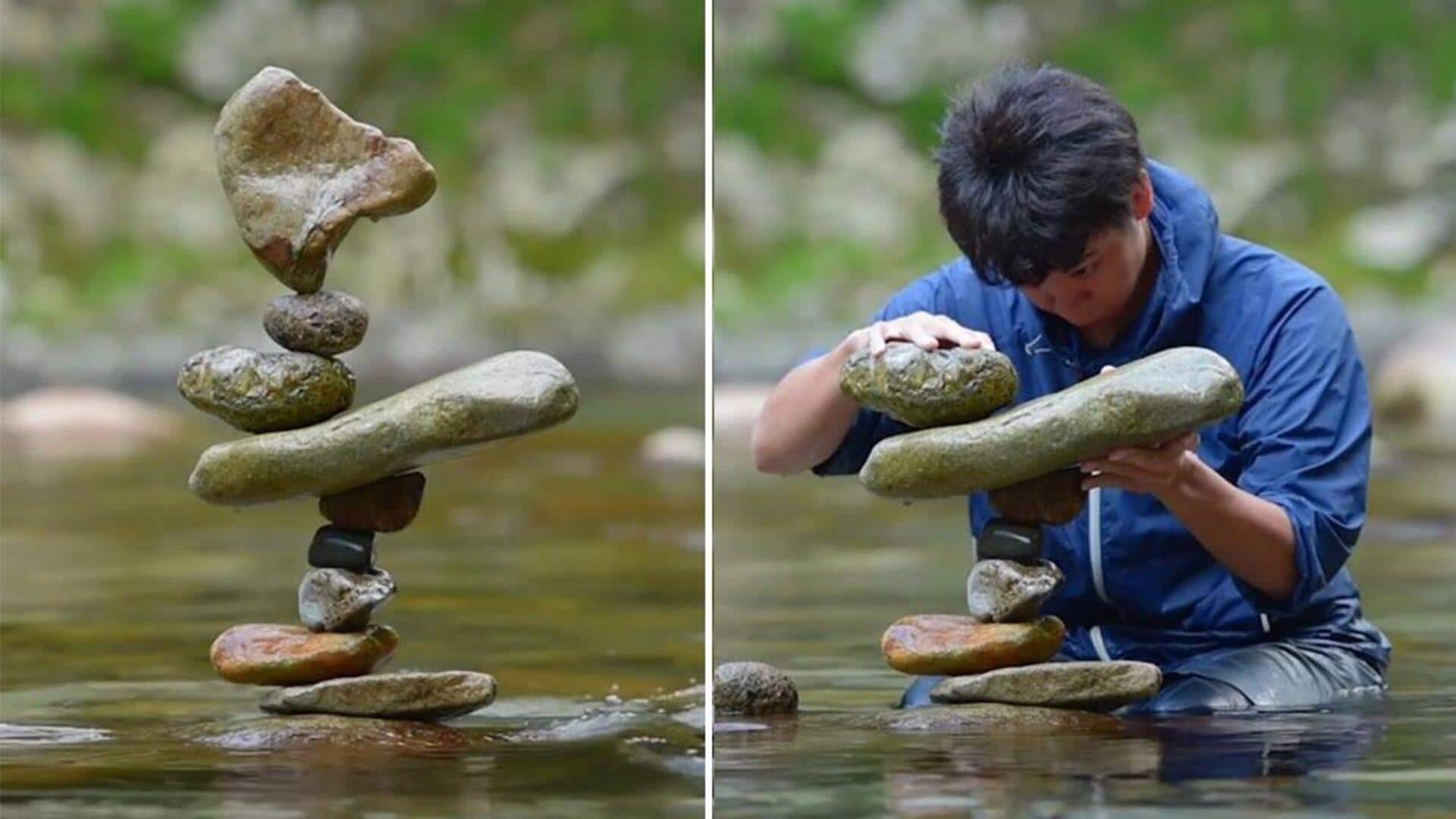 Rock stacking: All about this stress-relief practice