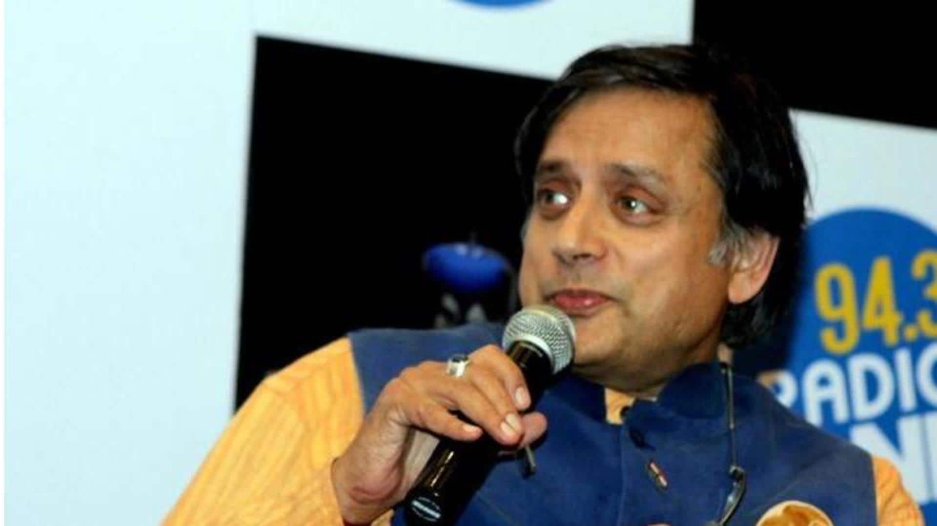 Shashi Tharoor denies 'creating parallels in Congress,' calls accusations 'bizarre'
