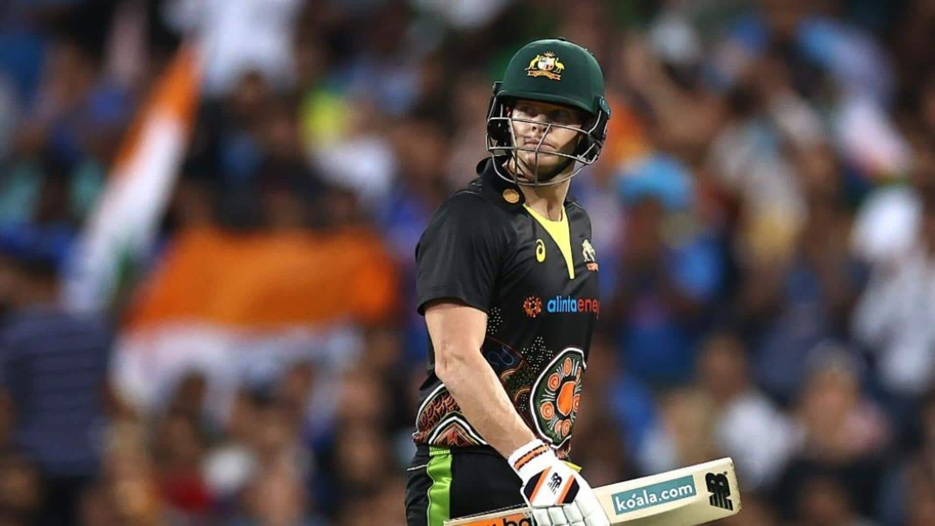 Steven Smith slams his first T20I fifty in four years