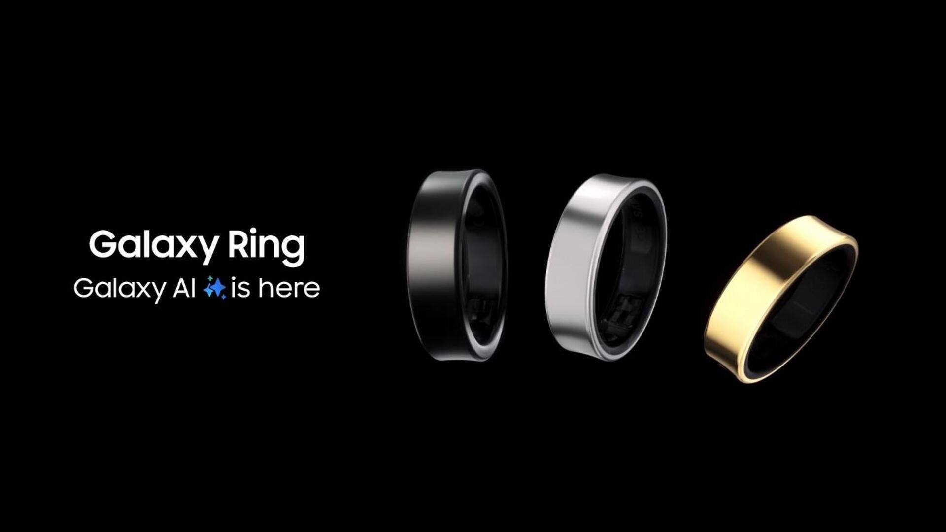 You can now pre-book Samsung Galaxy Ring in India