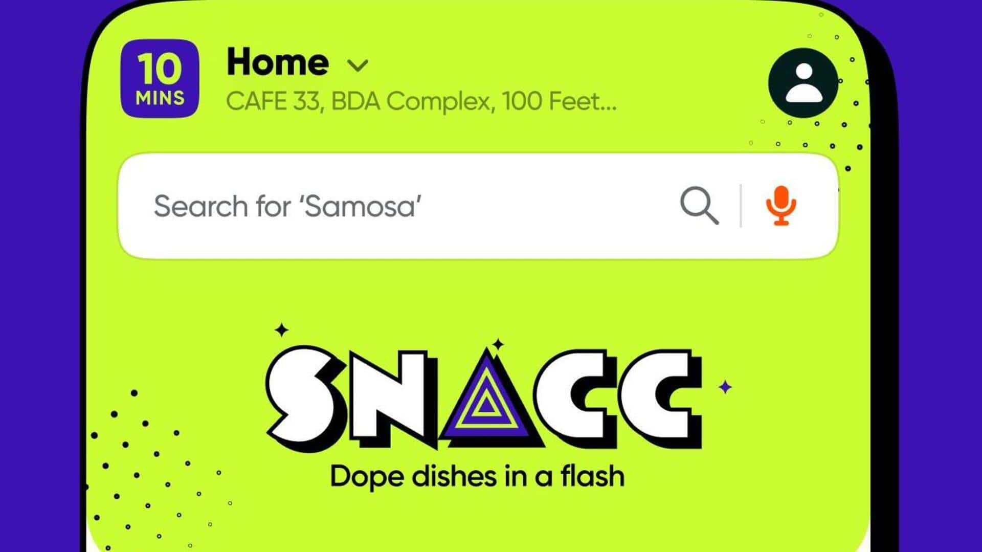 Swiggy's SNACC app will deliver your food in 15 minutes