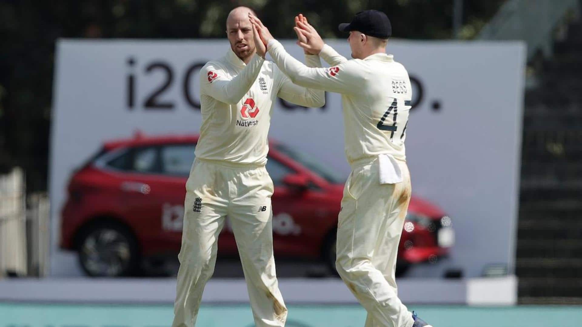 PAK vs ENG, Jack Leach completes 100 Test wickets: Stats