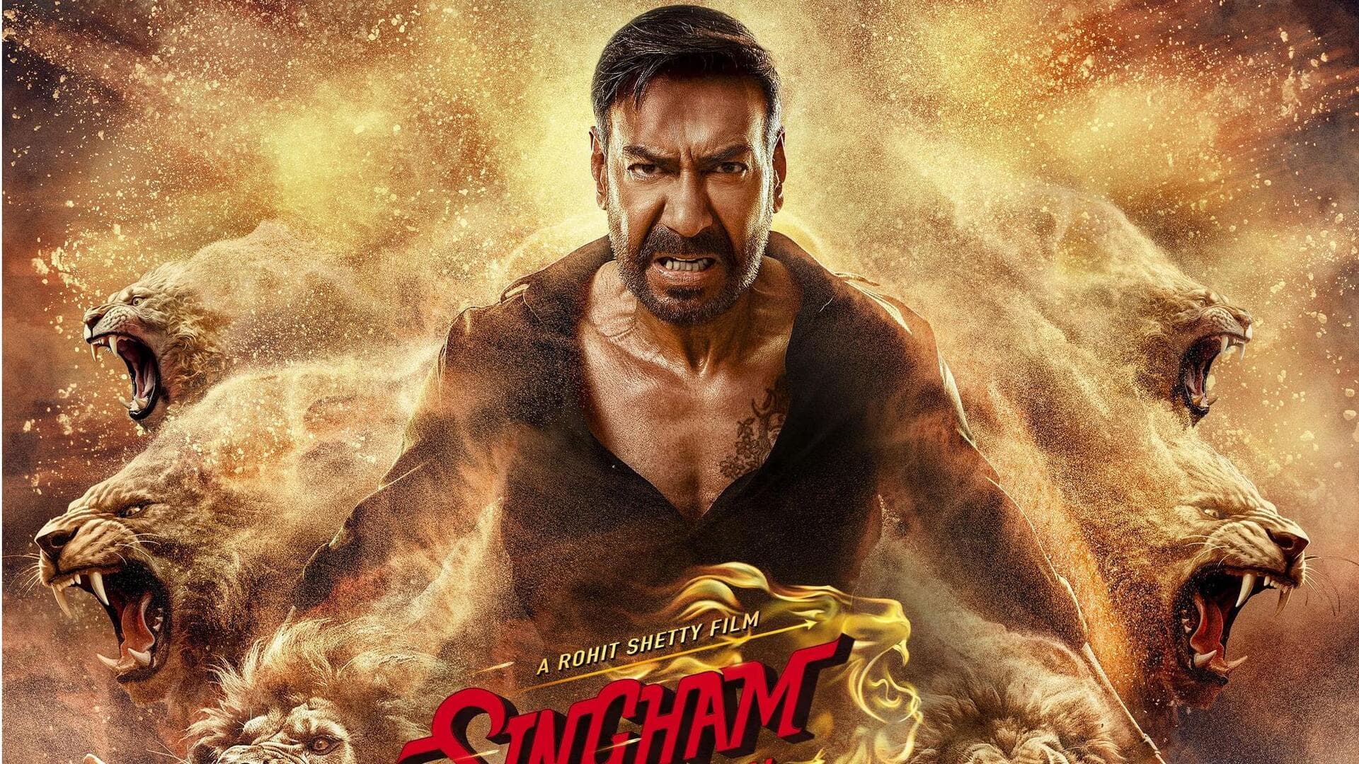 'Singham Again' collects ₹211cr despite big dip on second Monday 