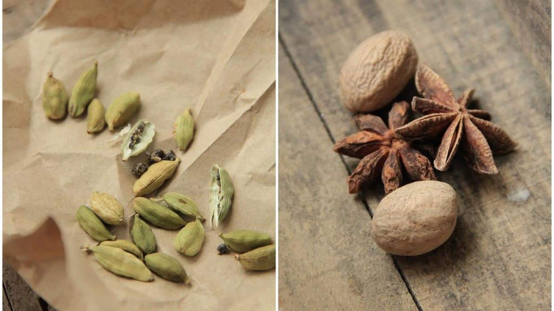 Enhance your desserts with cardamom-nutmeg combo