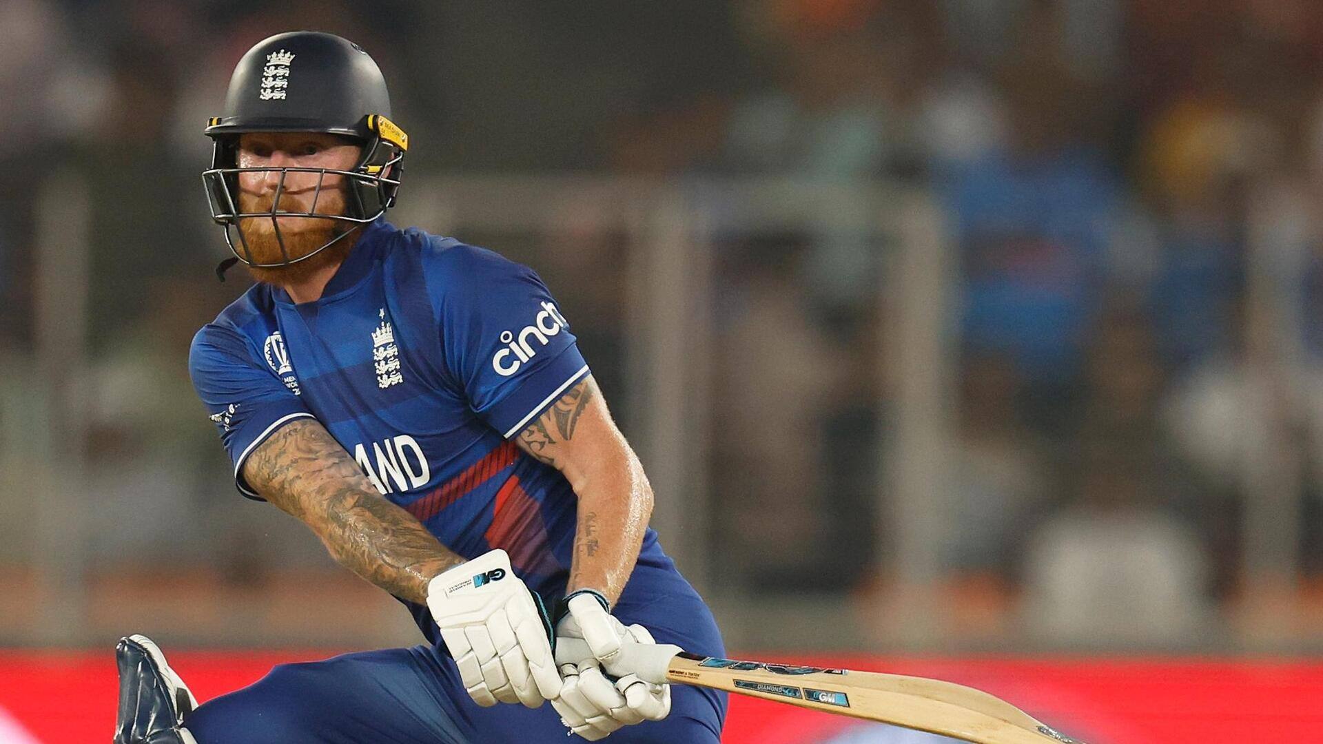 Ben Stokes becomes third England player with 100 ODI sixes