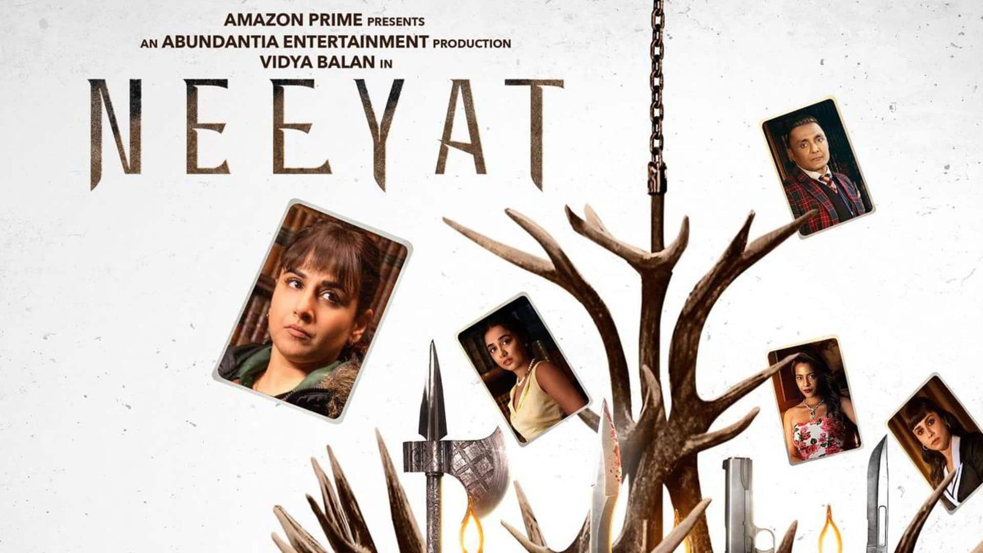 Vidya Balan's 'Neeyat' trailer release date out