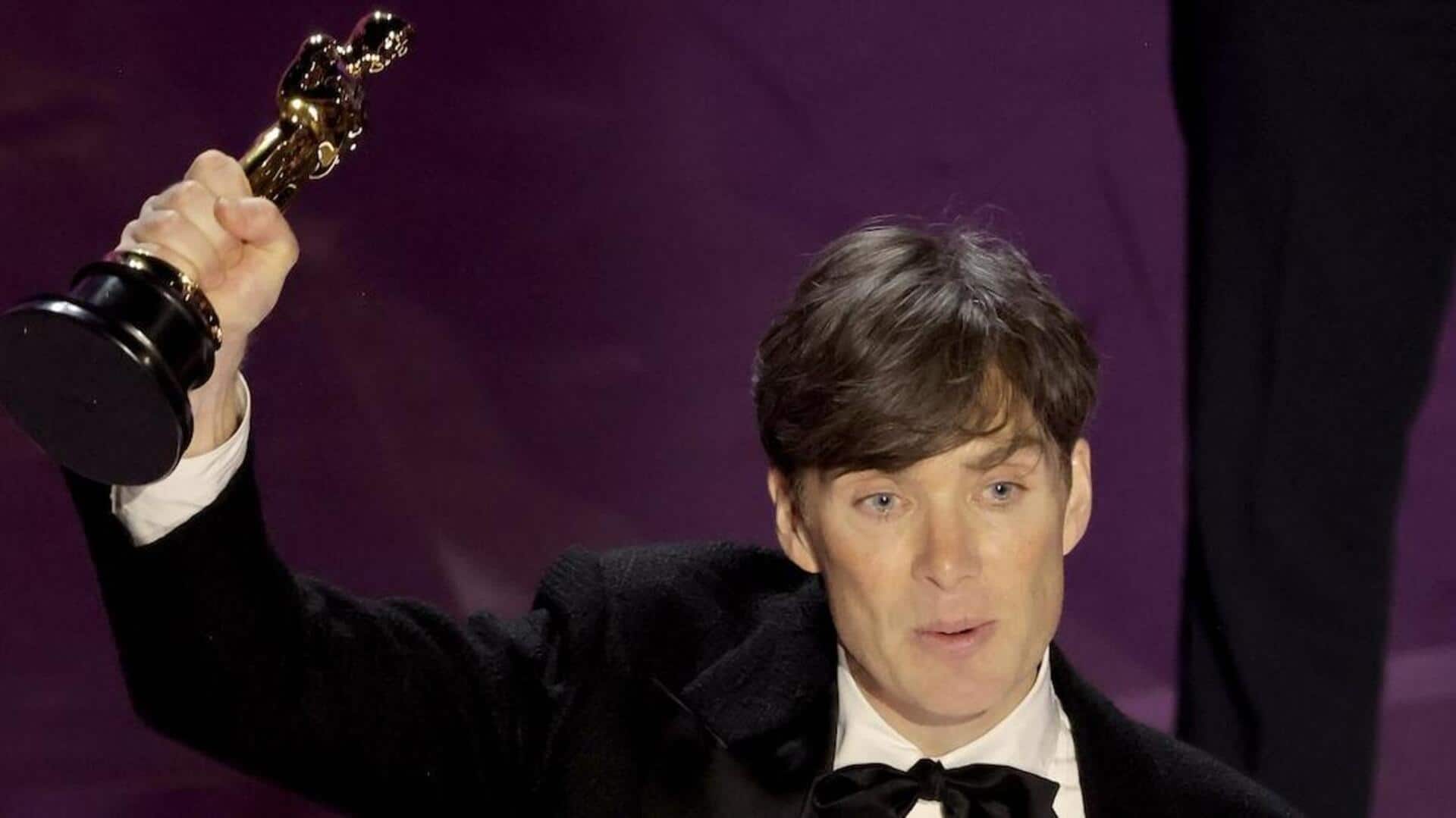 Academy Awards 2024: Cillian Murphy wins Best Actor for 'Oppenheimer'