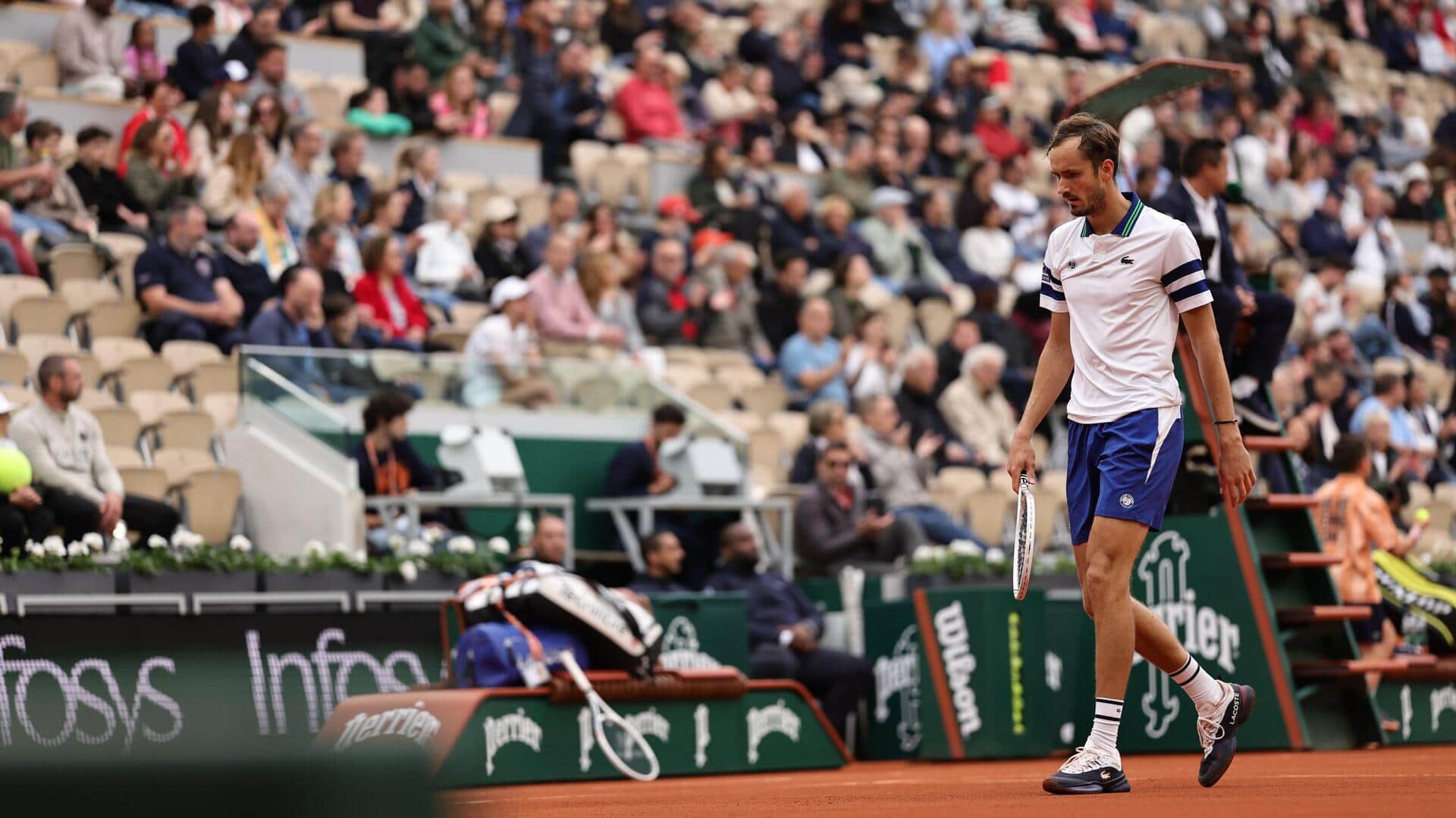 French Open 2024: Daniil Medvedev receives walkover, reaches third round