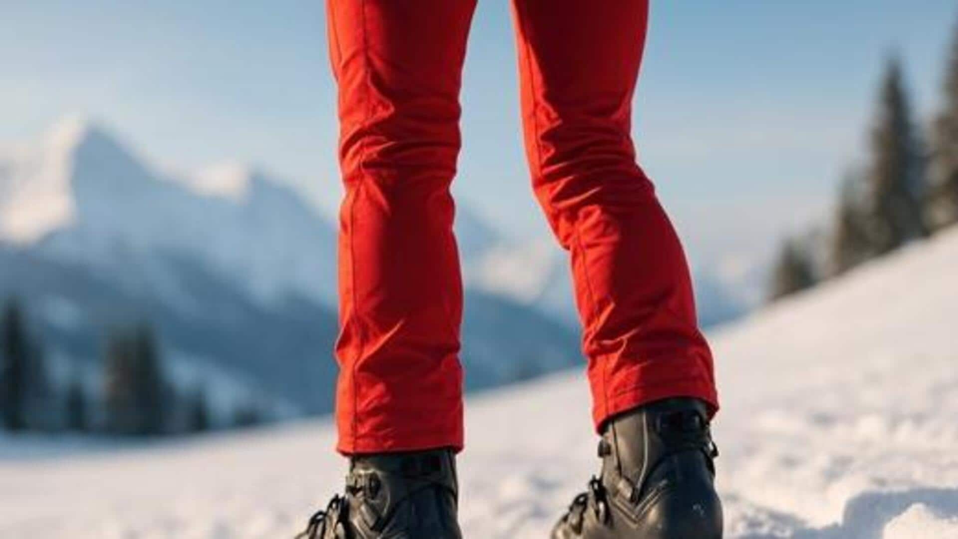 Winter fashion essentials: Windproof shell pants  