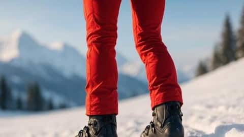Winter fashion essentials: Windproof shell pants  