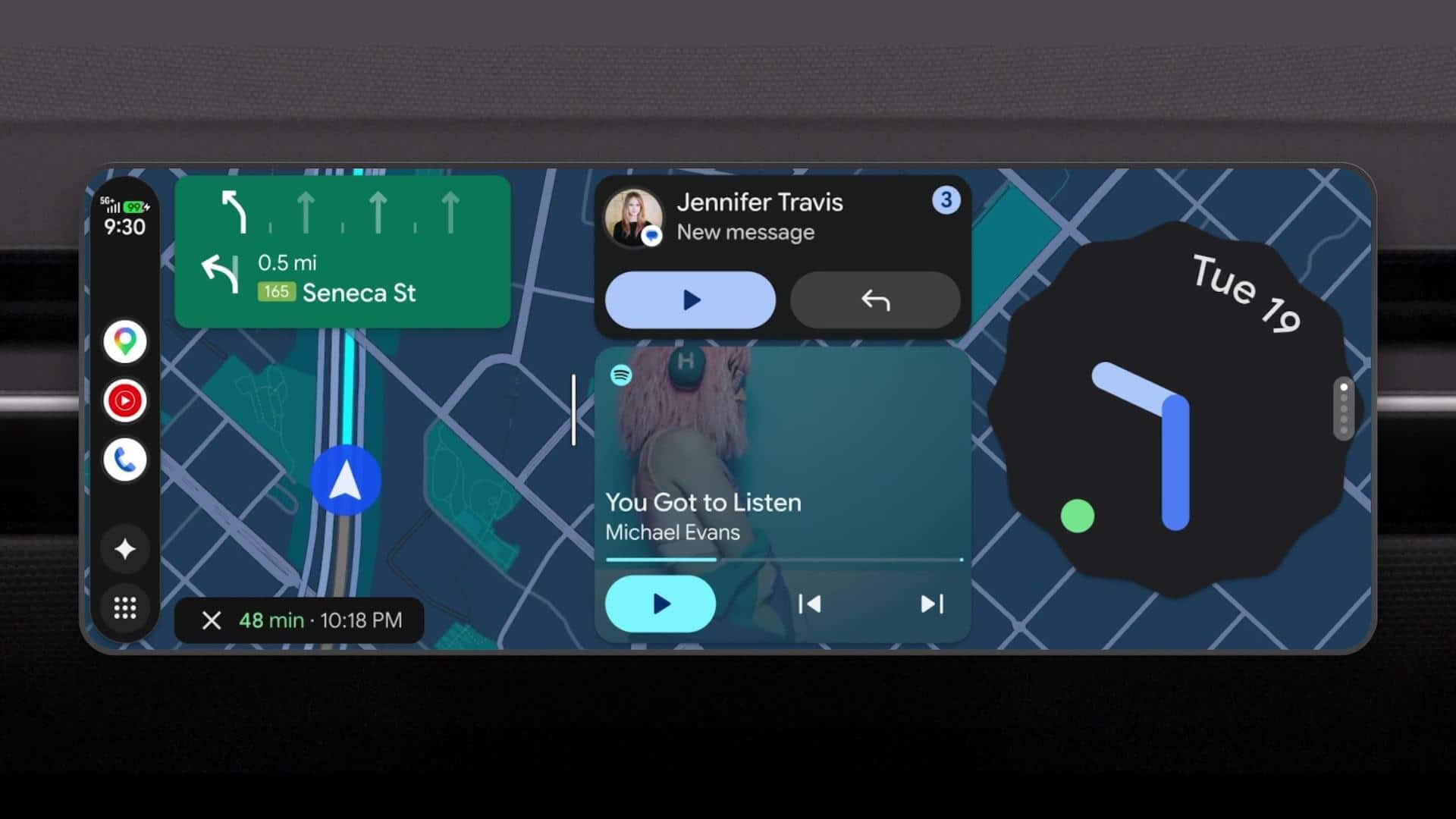 Android Auto now comes with immersive maps, Gemini AI assistance