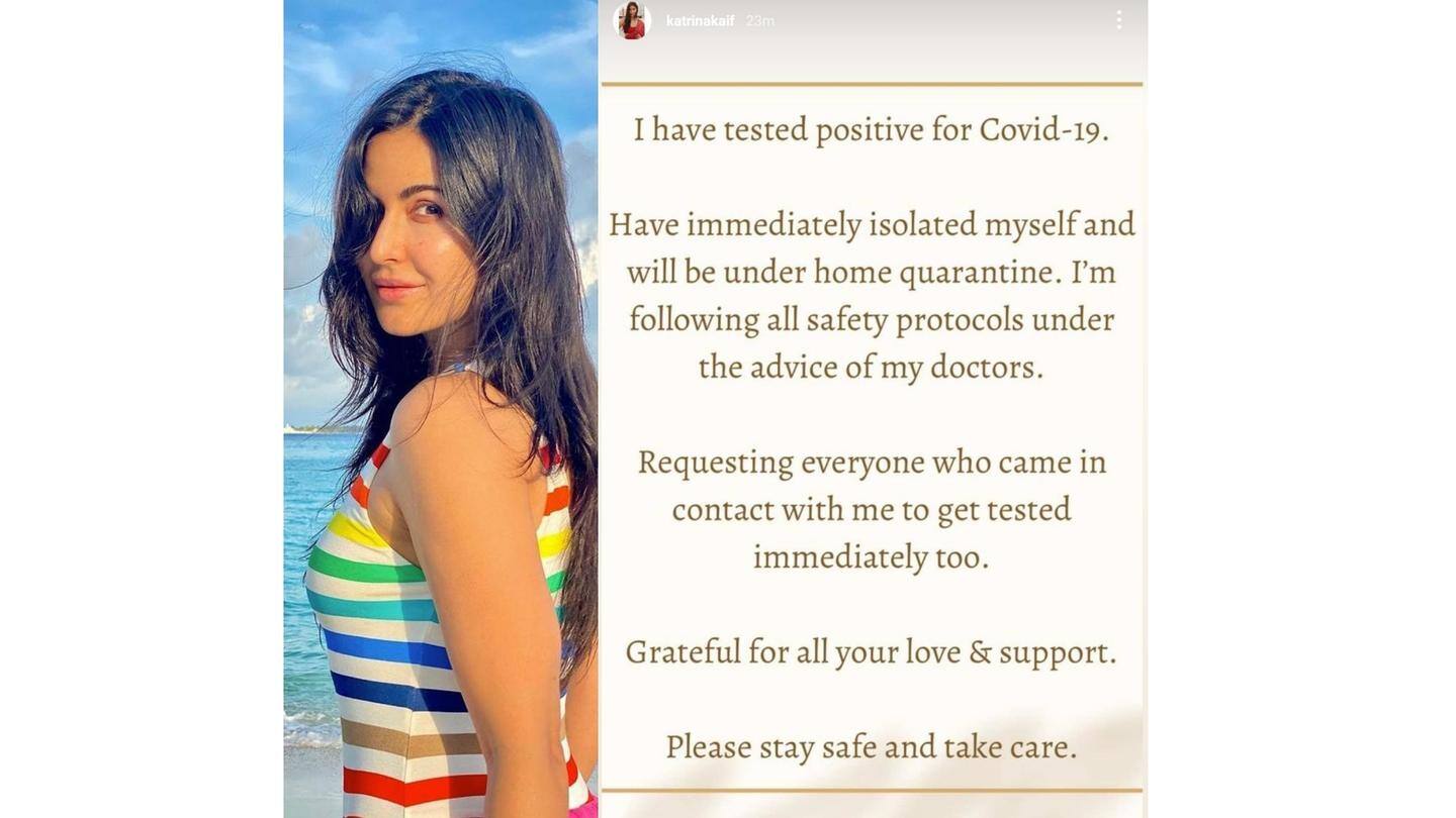 Her rumored boyfriend Vicky Kaushal announced COVID-19 diagnosis yesterday Her rumored boyfriend Vicky Kaushal announced COVID-19 diagnosis yesterday