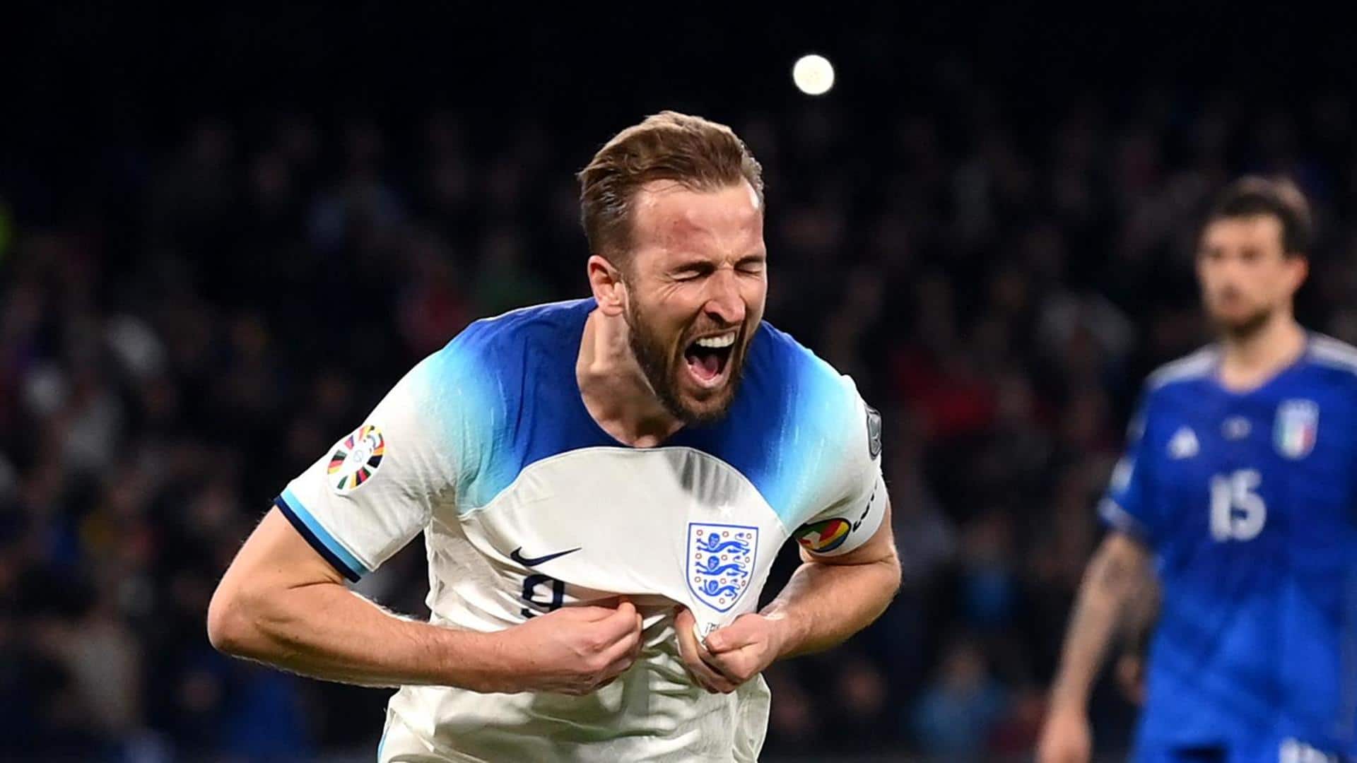 Harry Kane becomes England's all-time top goalscorer: Key stats