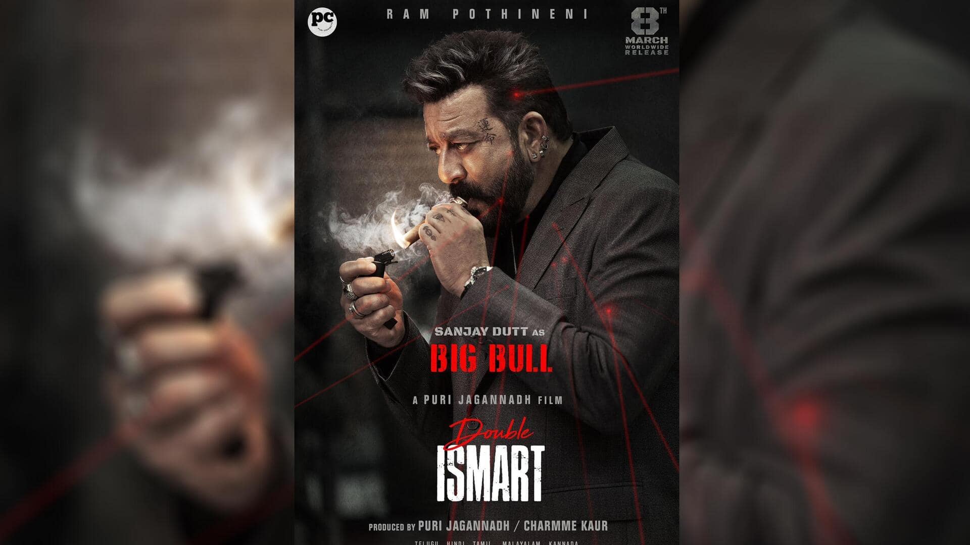 Sanjay Dutt's first look in 'Double iSmart' revealed