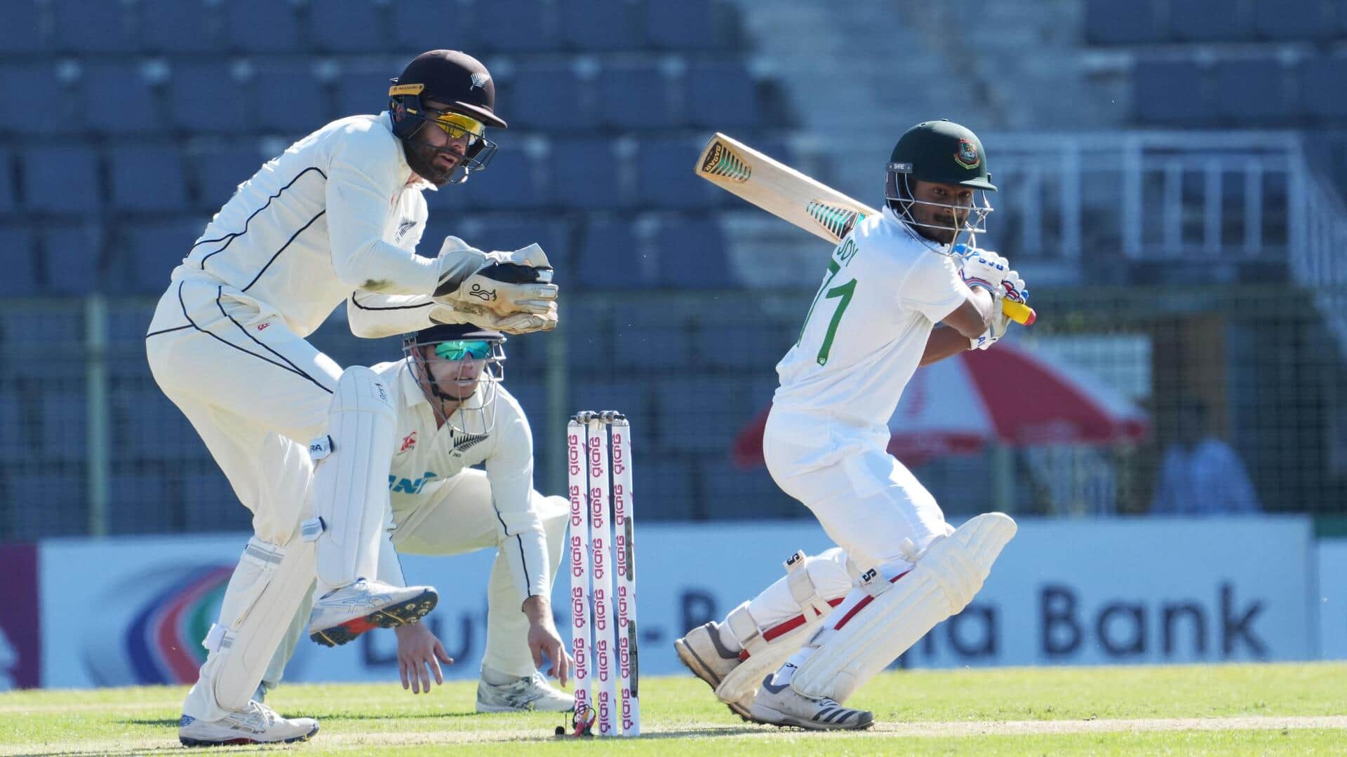 BAN vs NZ: Mahmudul Hasan Joy hammers fourth Test fifty