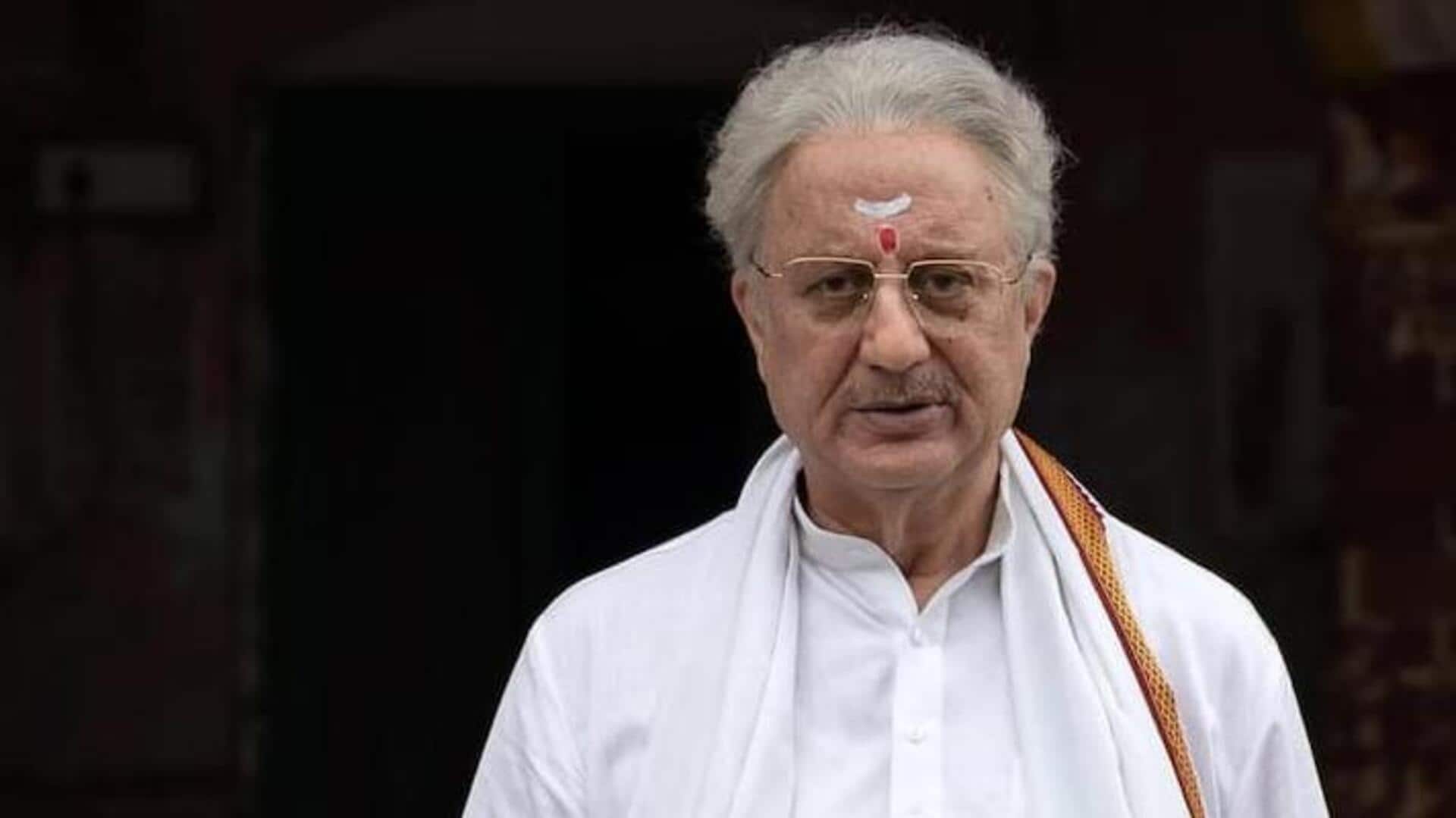 'Shri Ram Bhoomi': Anupam Kher wraps first schedule in Ayodhya