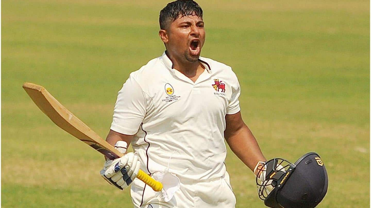 Sarfaraz Khan slams his seventh First-class century: His incredible run