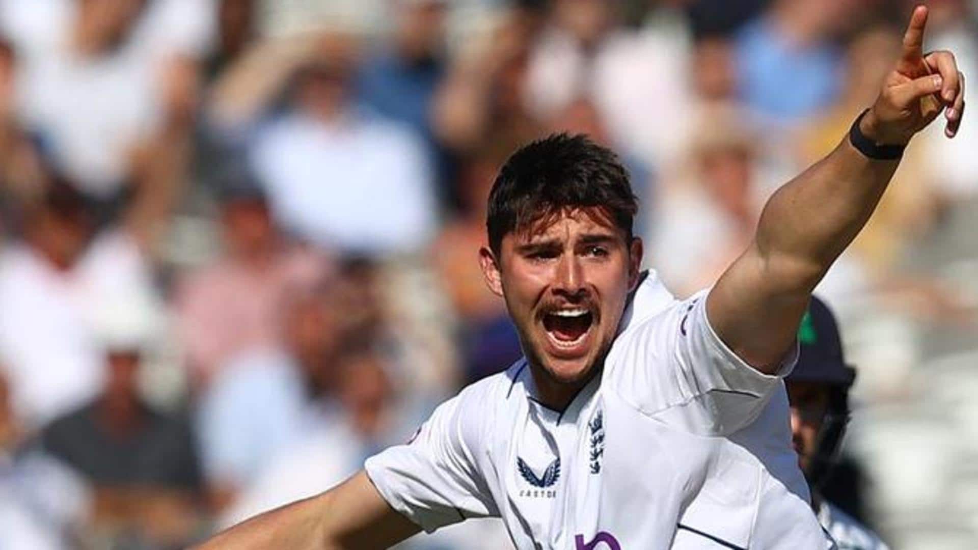 Josh Tongue creates history by claiming fifer on Test debut