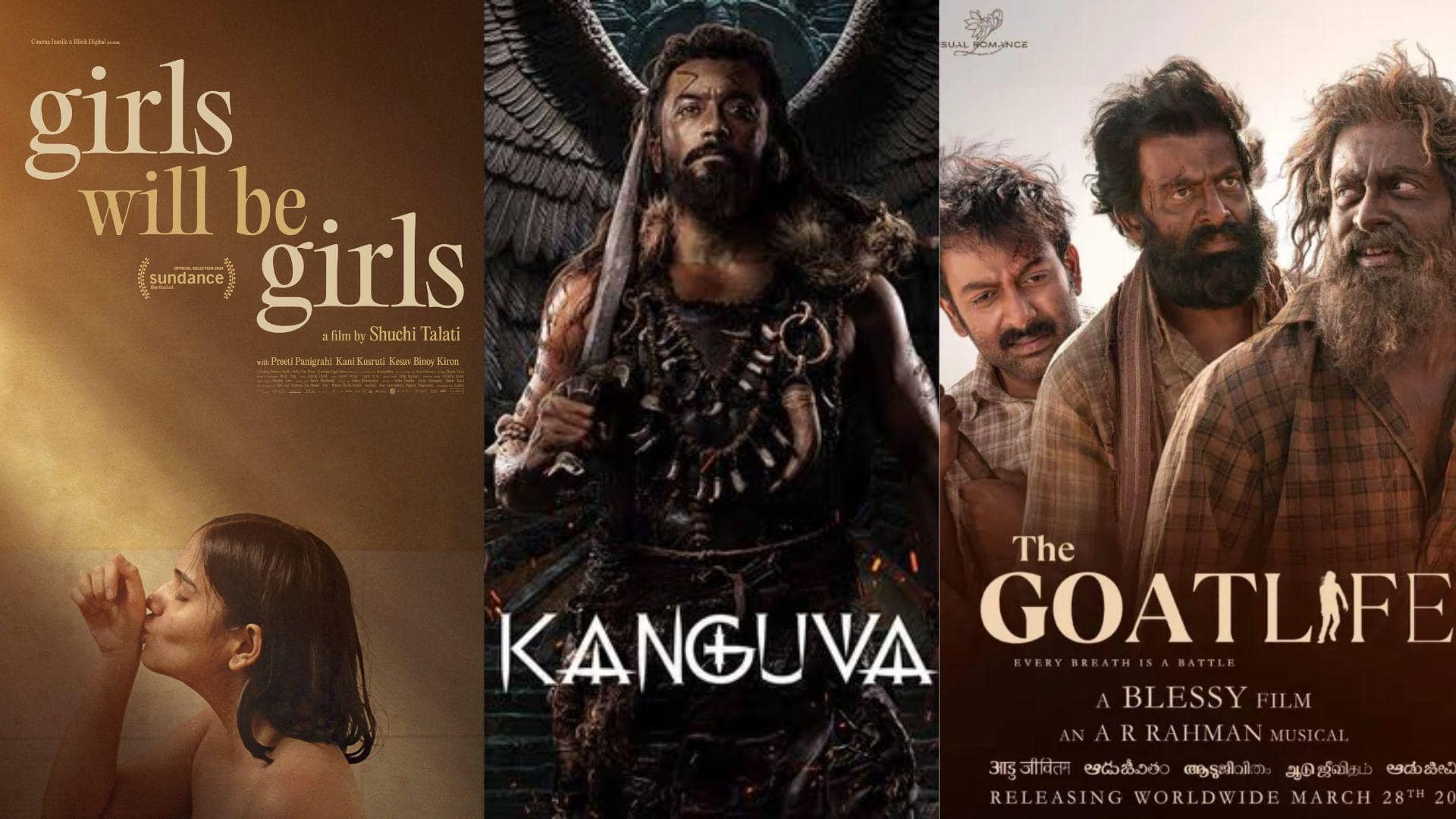 'Kanguva,' 'Aadujeevitham,' 'Girls Will Be Girls' in Oscar 2025 race